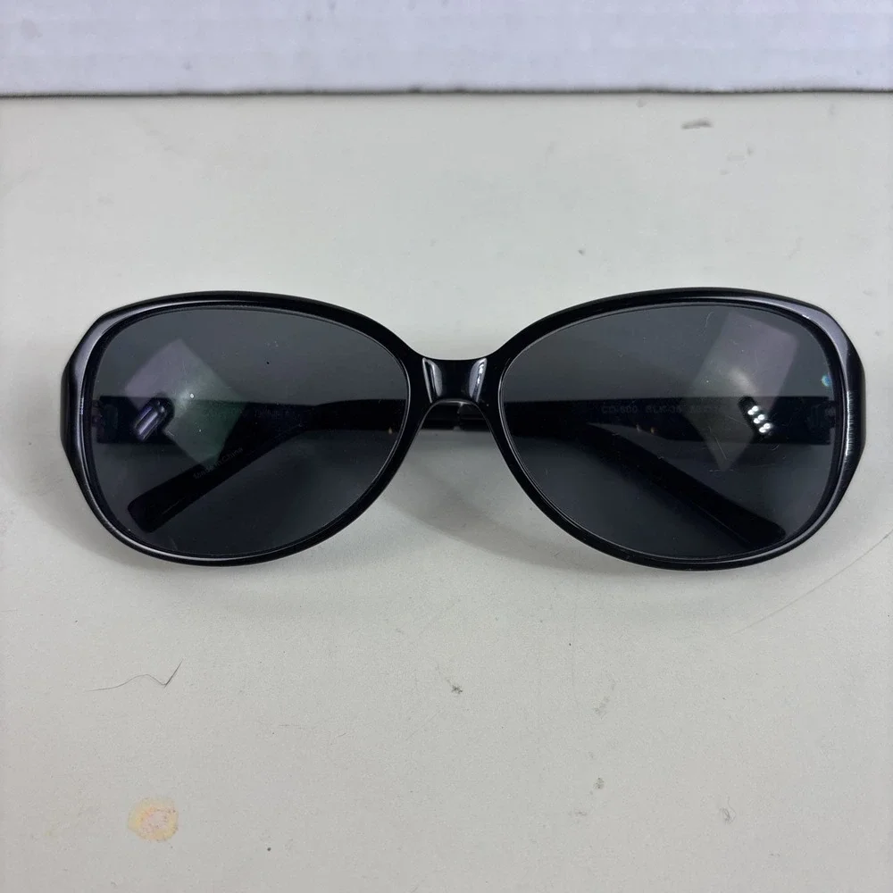 CATHERINE‎ DENEUVE Sunglass Frames ONLY CD600 BLK-35 Black 58-14-130 Metal